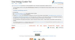 Desktop Screenshot of cropontology.org